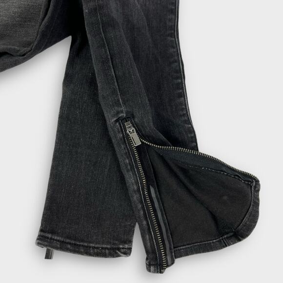 Athleta Scupltek Zip Ankle Ultra Skinny Jeans Size 2 Charcoal - Picture 8 of 11